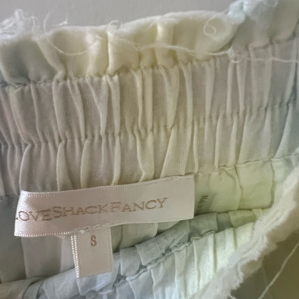 LoveShackFancy Ruffle Signature Mini Skirt - Picture 2 of 3